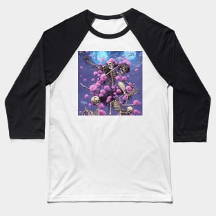 Floral Bones Baseball T-Shirt